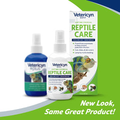 Vetericyn Plus reptile wound care spray applied to wound for clean, safe care.