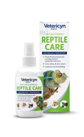 Vetericyn Plus reptile wound care spray bottle eases skin irritation.