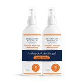 Veterinary Formula Clinical Care spray two-pack front view showing convenience