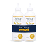 Veterinary Formula Ear Therapy bottle pour for gentle ear cleaning