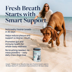 Close-up of Smart Vitality chews texture for easy dental care