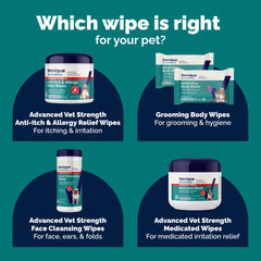 Dermabliss packaging closeup highlighting medicated wipe formulation.