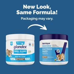 Vetnique Glandex digestive enzymes probiotic chews promote balanced gut health.