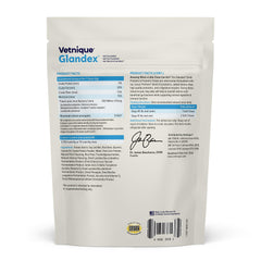 Powder form of Vetnique Glandex being sprinkled on food.