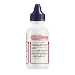 Vetnique Oticbliss apply-on-dog-ear demonstrates soothing care for itching.