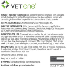 16 oz KetoHex bottle on counter ready for regular pet baths.