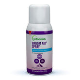 Vetoquinol Groom-Aid Spray helps pets achieve a silky coat after application.
