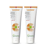 Vetoquinol Laxatone maple gel bottle for gentle hairball support in cats.