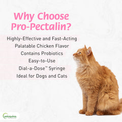 Vetoquinol Pro-Pectalin paste tube dispense shown for easy application.