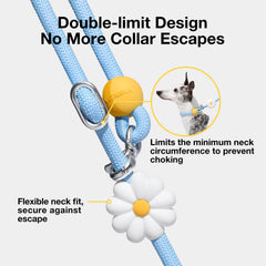 VETRESKA adjustable rope leash enables quick length changes during a jog.