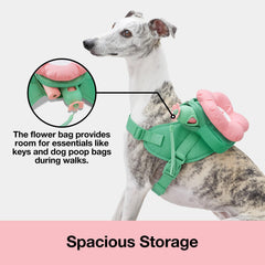 VETRESKA Flora leash-soft padded handle for secure control.