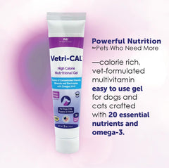 Vetri-CAL gel pour action demonstrates easy administration for dogs and cats.