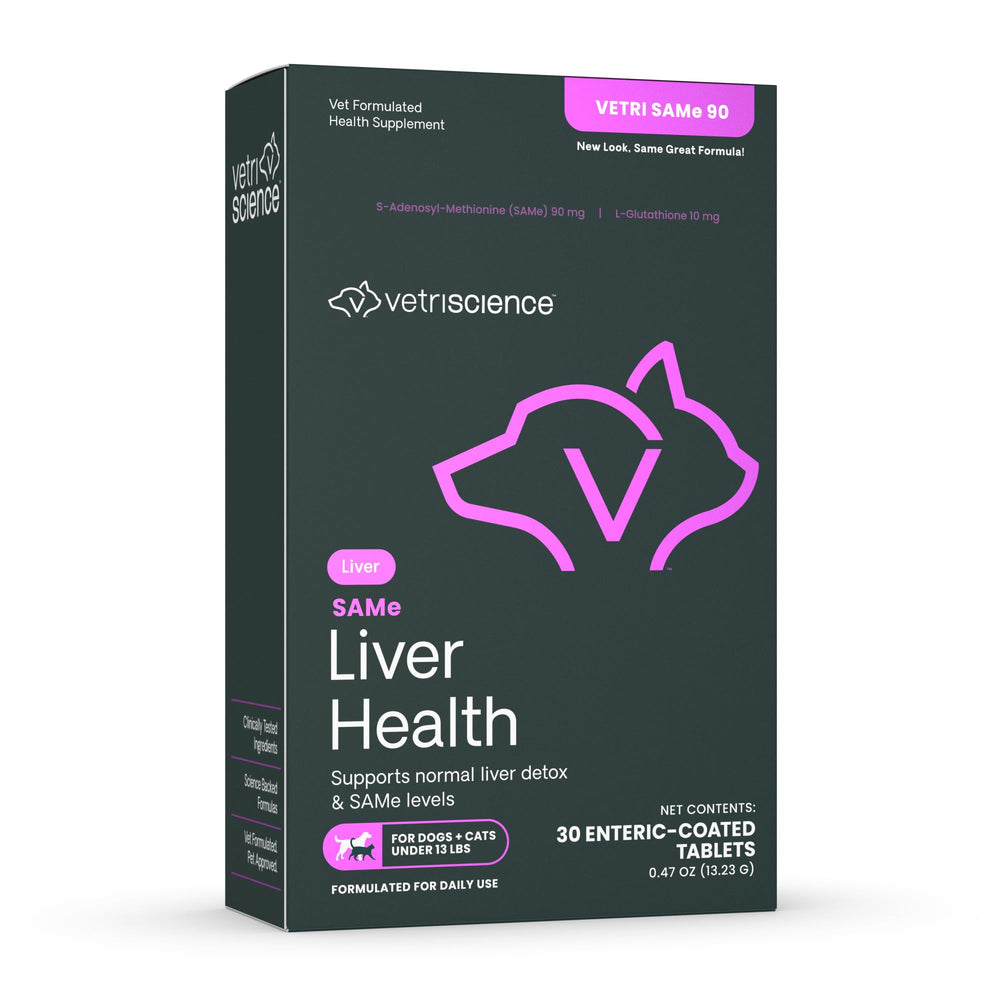 VetriScience SAMe Liver Health tablet for pets supports liver function.