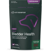 VetriScience Bladder Health Soft Chews bottle front for dogs, urinary balance support.