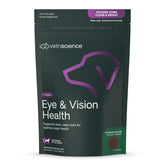 VetriScience Eye & Vision Health chews bottle for daily eye support.