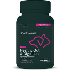 VETRISCIENCE Healthy Gut & Digestion capsules open easily for daily meal-time support