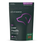 VetriScience Liver Health Chews bottle front showing canine liver support