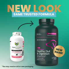 VetriScience probiotic BD digestive enzyme tablets illustrate complete gut support for better bowel comfort
