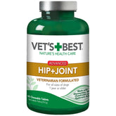 Vet's Best Advanced Hip & Joint bottle front for trusted canine joint support