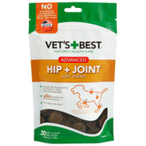 Vet's Best Advanced Hip & Joint Soft Chews bottle shows daily joint support