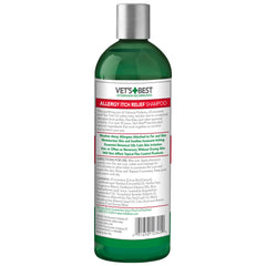 Vet's Best allergy itch relief shampoo lather surrounds the dog as gentle cleansing begins