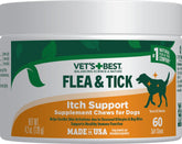 Vet's Best flea and tick soft chews bottle for convenient daily pest protection