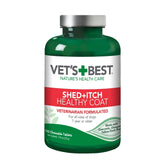 Vet's Best Healthy Coat bottle with chews supports skin and coat health