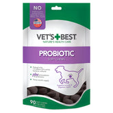 Vet's Best Probiotic Soft Chews bottle highlighting digestion support