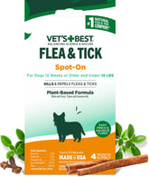 Vet's Best small-dog flea and tick drops bottle for easy protection