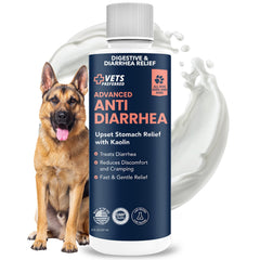 Vets Preferred bottle pour shows easy dosing for upset stomach in dogs