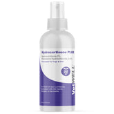 VetWELL hydrocortisone spray bottle front for itchy skin relief.