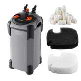 VEVOR 224-5GPH canister filter pump provides steady water flow for clear tanks
