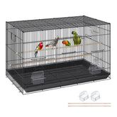 VEVOR 30-inch flight bird cage shows roomy space for comfortable movement