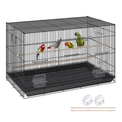 VEVOR 30-inch flight bird cage shows roomy space for comfortable movement