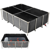 VEVOR canvas fish pond viewing panel provides clear visibility for koi and goldfish observation
