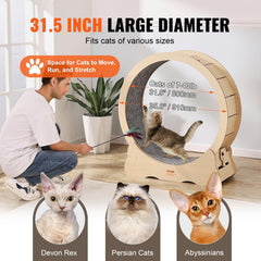 VEVOR wheel operates quietly for a calmer home environment.
