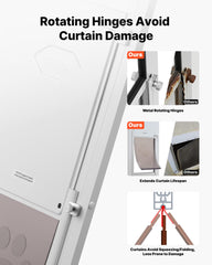 VEVOR dog door lock design close-up showing secure access control