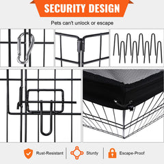 VEVOR foldable dog pen top cover provides waterproof shade for outdoor use.