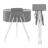 VEVOR portable dog bathtub with foldable frame for space-saving pet baths