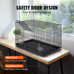 VEVOR secure door design enables safe feeding and handling