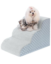 Vfrog dog stairs 3-step on couch for easy access