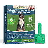 VICSOM dog flea-tick tube-application enables quick, controlled topical care.