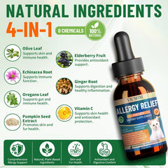 VICSOM skin and coat support with pumpkin seed extract and olive leaf.