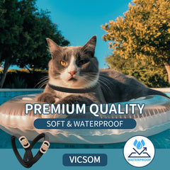 VICSOM soft rounded edges flea collar for gentle daily wear