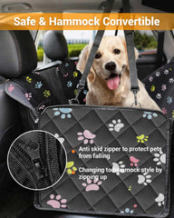 Victoper dog seat cover with mesh window for better visibility and comfort