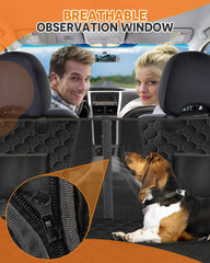 Waterproof 600D Oxford fabric protects seats from spills and fur