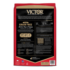 VICTOR beef-pork-fish meals ingredients emphasize protein-rich nutrition