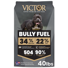 Victor Bully Fuel features real beef as the first ingredient to support lean muscle.