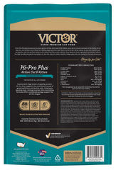 VICTOR Hi-Pro Plus kibble closeup showing protein-rich morsels
