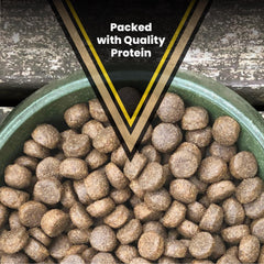 VICTOR Multi-Pro ingredients label, highlighting gluten-free formula and balanced nutrition.